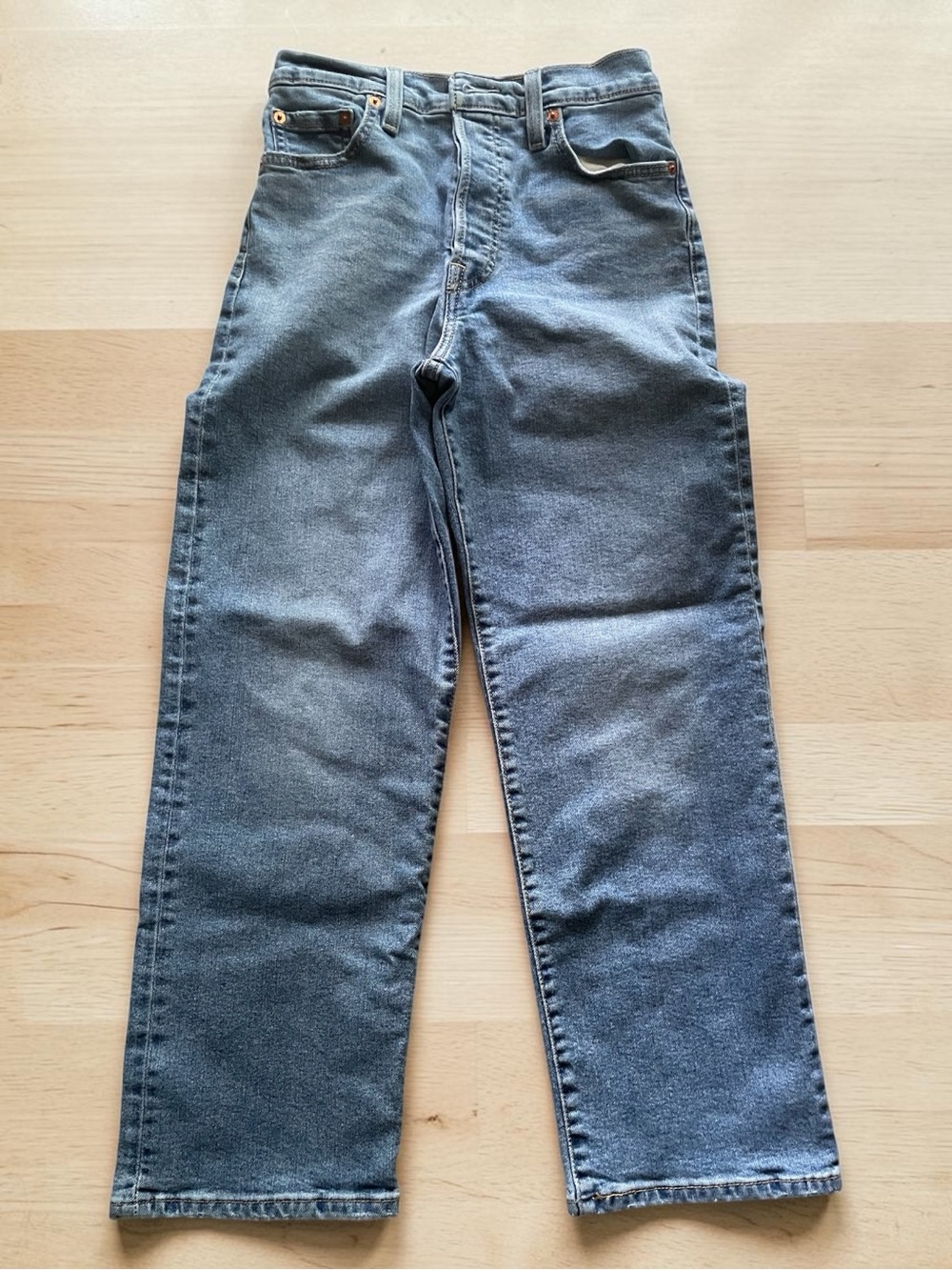 Levi's Ribcage Straight Ankle Women's Blue Jeans Size 26